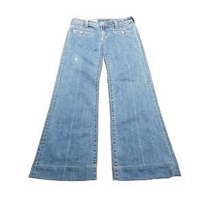 Pilcro Jeans Women's Size 27 Wide Leg Flare Medium Wash Anthropologie (30x30)